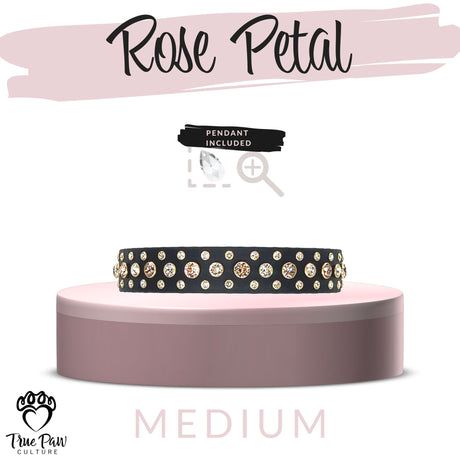 Rose Petal | Decadence | Single Strap Buckle Collar