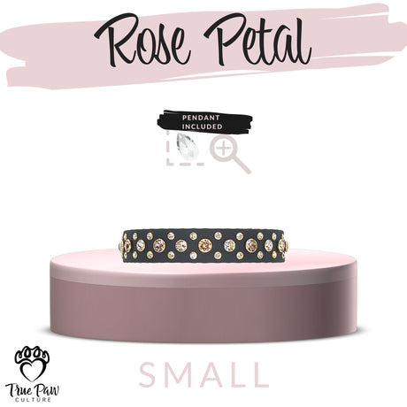 Rose Petal | Decadence | Single Strap Buckle Collar