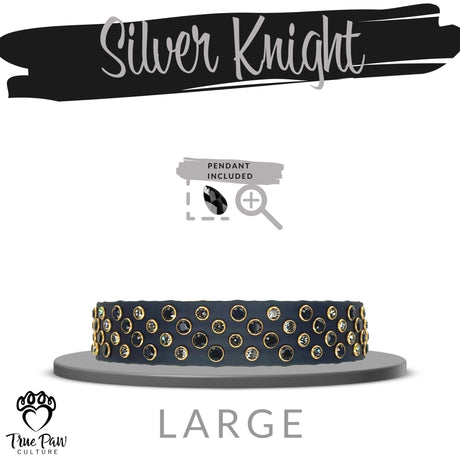 Silver Knight | Radiance | Single Strap Buckle Collar