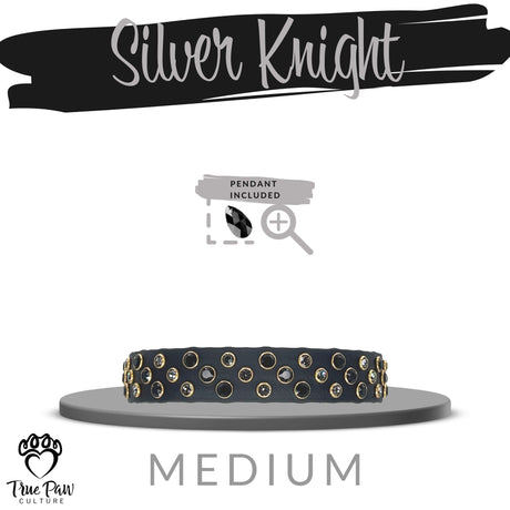 Silver Knight | Radiance | Single Strap Buckle Collar
